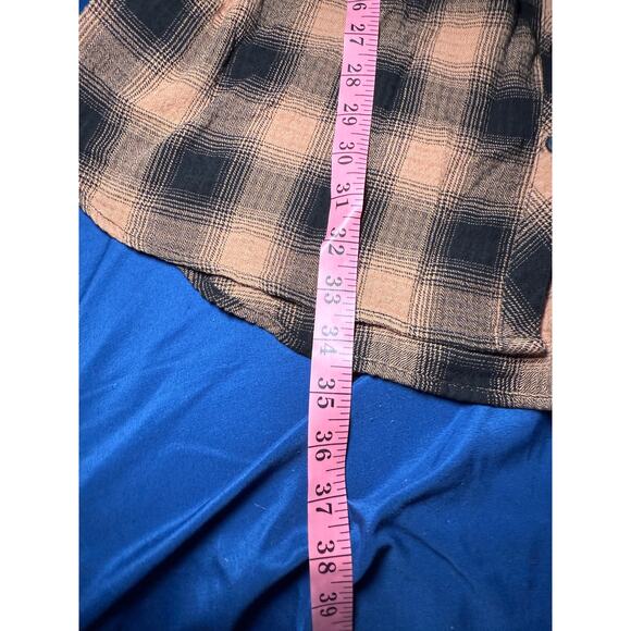 Torrid plaid babydoll tunic top womens 3 western coastal cowgirl outdoor country - Picture 8 of 8